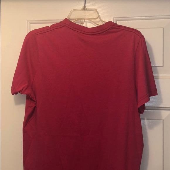 Hollister size L red and navy short sleeve shirt - Picture 7 of 8